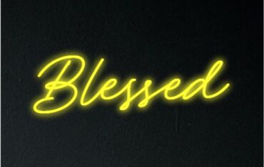 light yellow neon sign